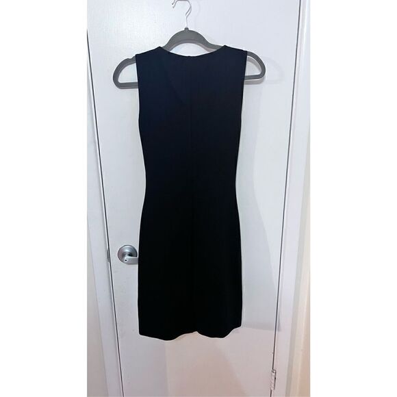 DIANE VON FURSTENBERG GLADYS SHIRRED PURPLE BLACK RUCHED DRESS SZ 2 - Picture 8 of 12